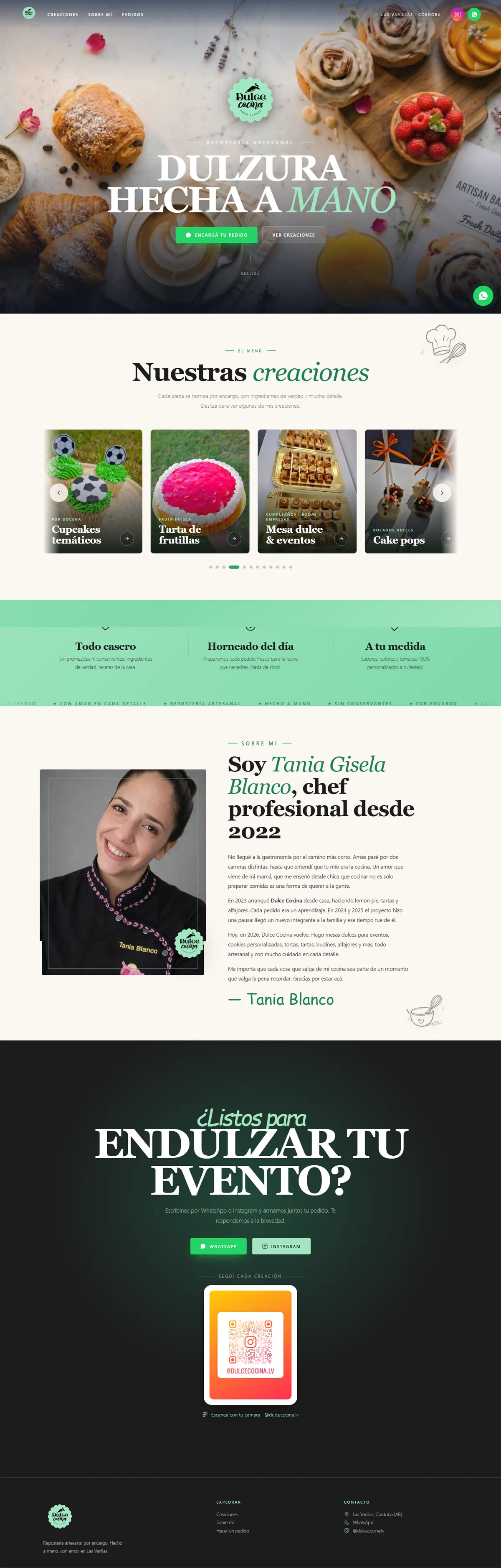 Recorrido por la web de Dulce Cocina